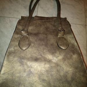 Merona distressed vegan leather purse